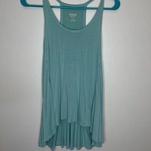 Mossimo High-Low Tank Top | Color: Light Blue | Size M